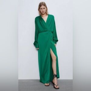 Zara Green Maxi Dress